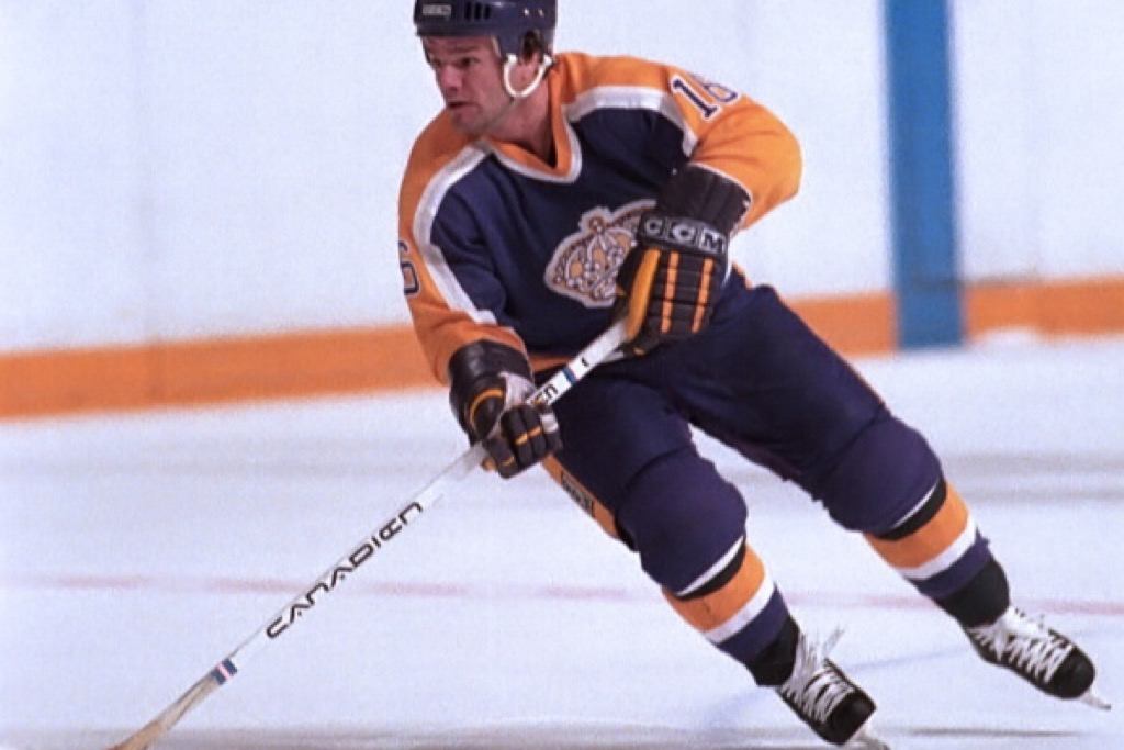 Marcel Dionne of the Los Angeles Kings skates against the Toronto Maple Leafs in 1984 | Graig Abel Collection/Getty Images