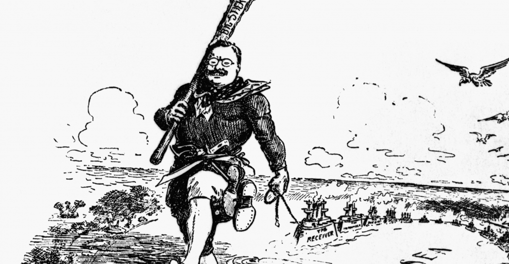 Teddy Roosevelt cartoon