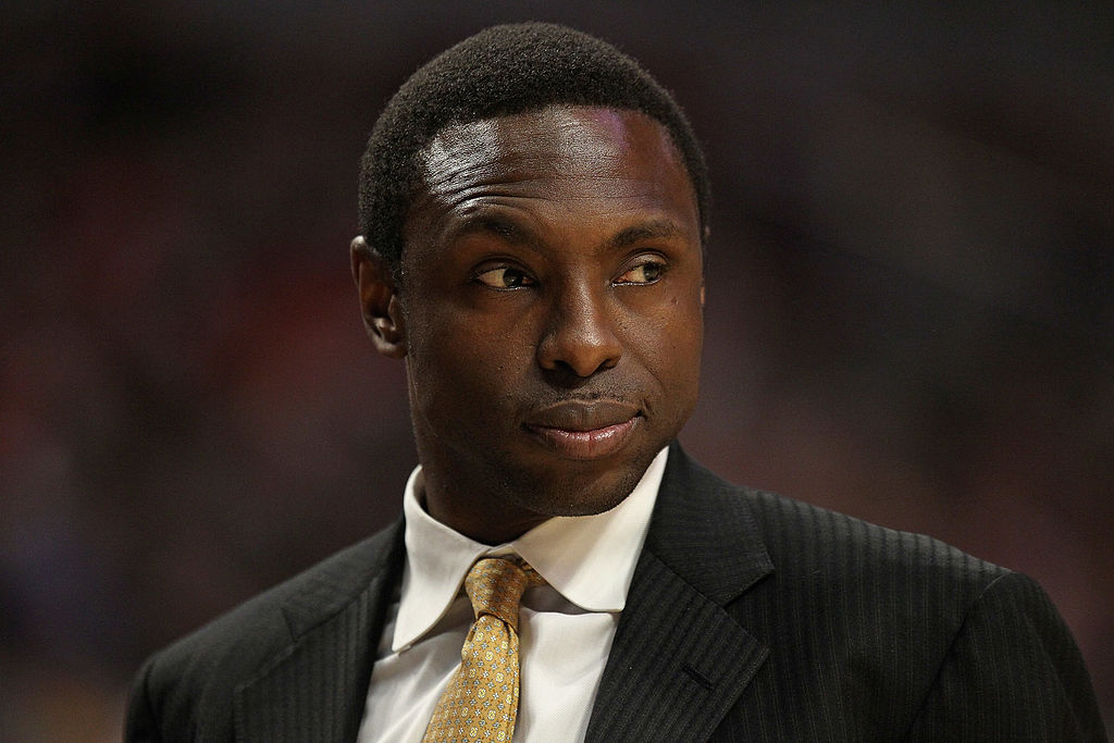 Head coach Avery Johnson of the New Jersey Nets