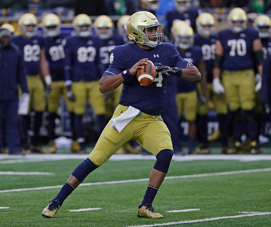 DeShone Kizer #14 of the Notre Dame