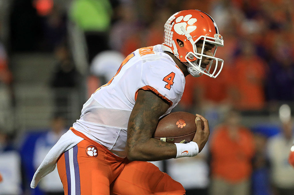 Deshaun Watson #4 of the Clemson Tigers