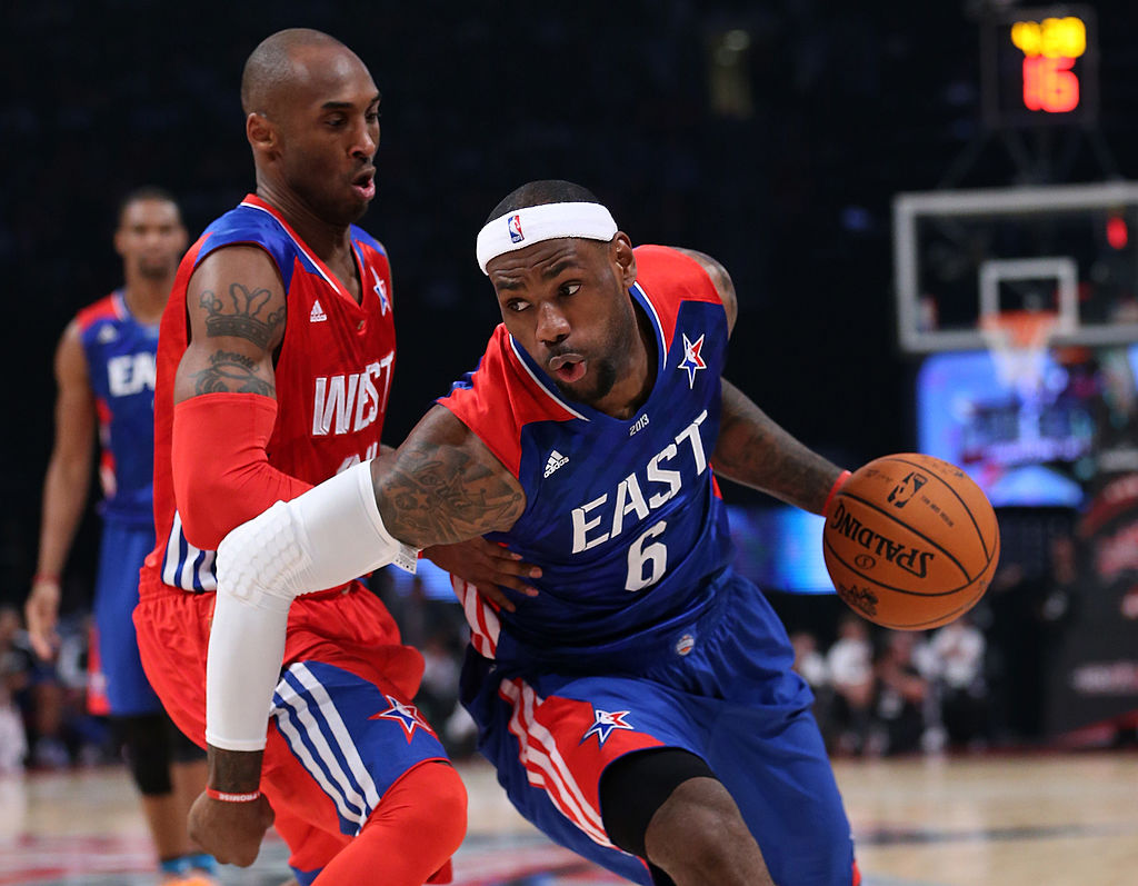 Kobe and LeBron face off in the All-Star game.