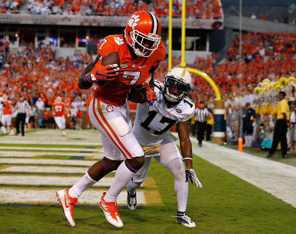 Mike Williams of the Clemson Tigers