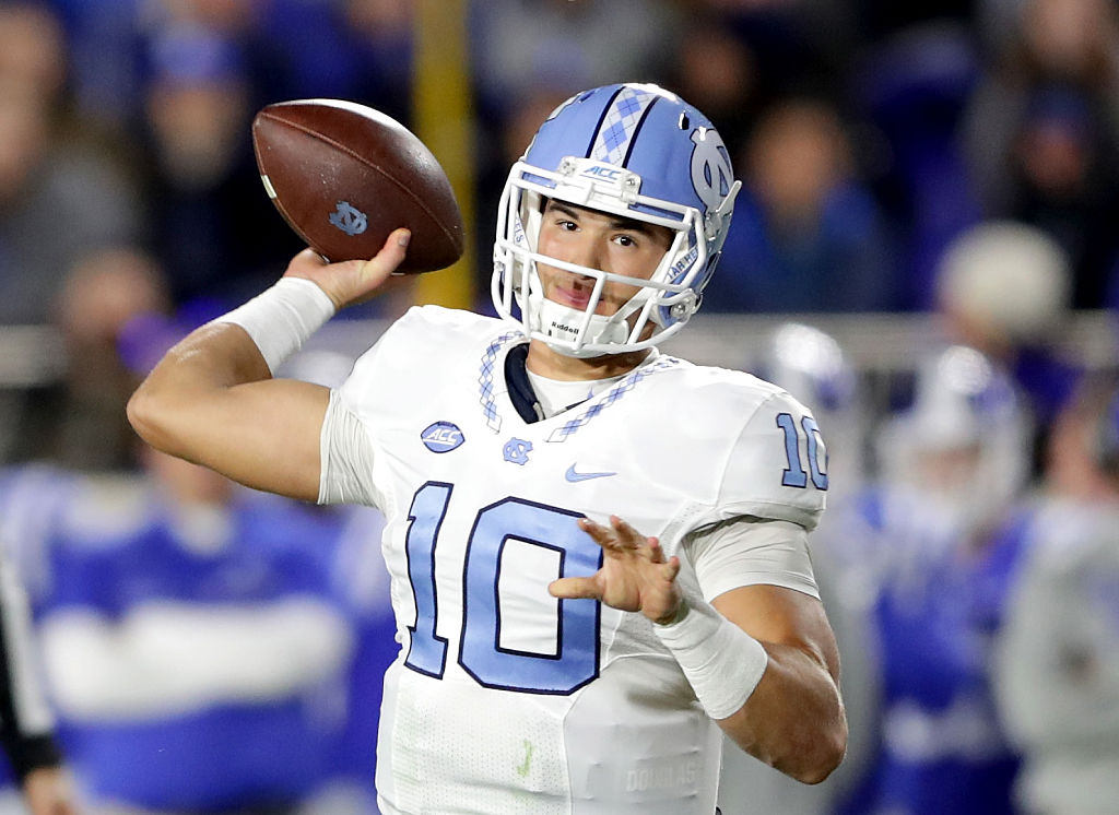 Mitch Trubisky of the North Carolina Tar Heels