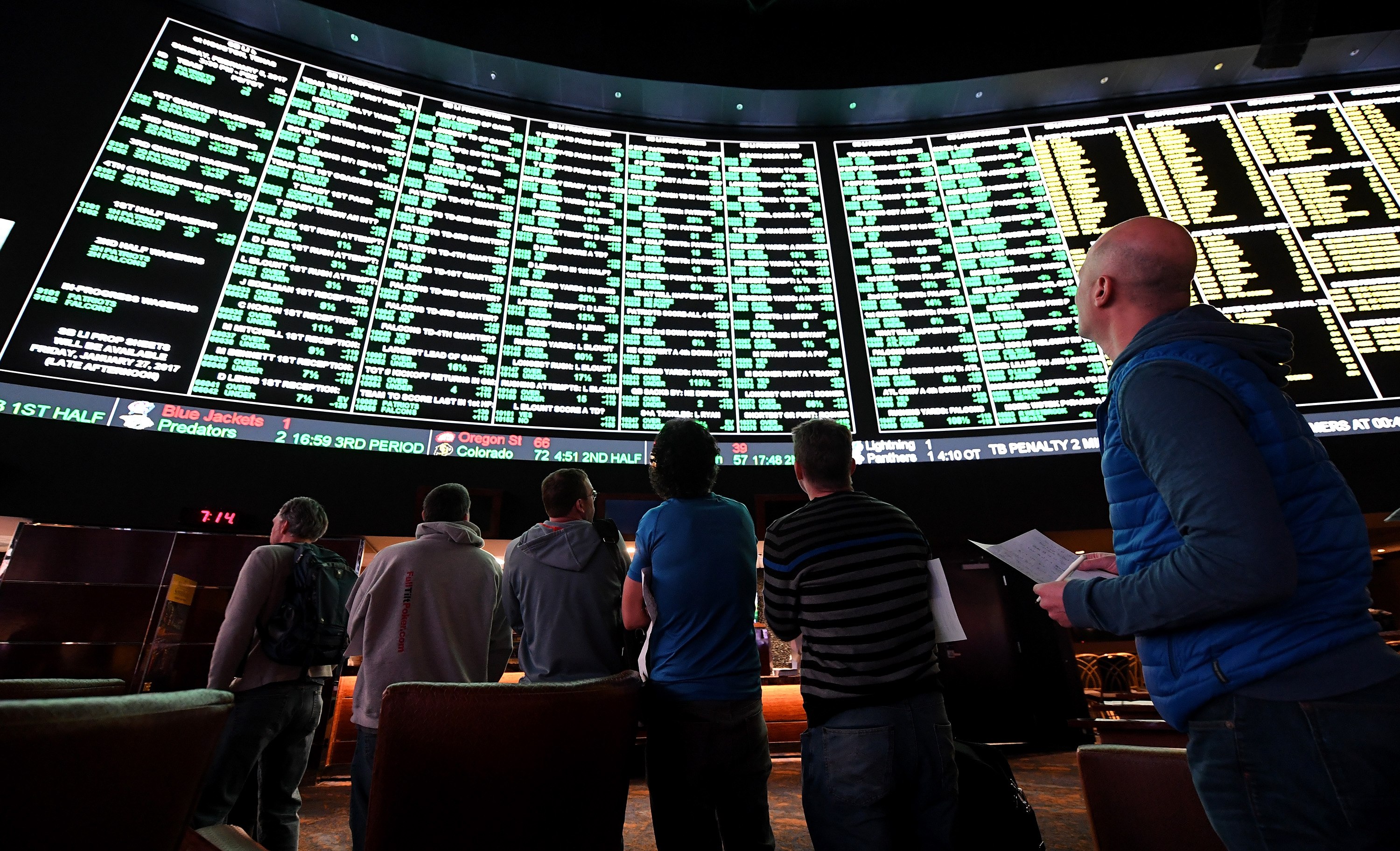 People make prop bets.