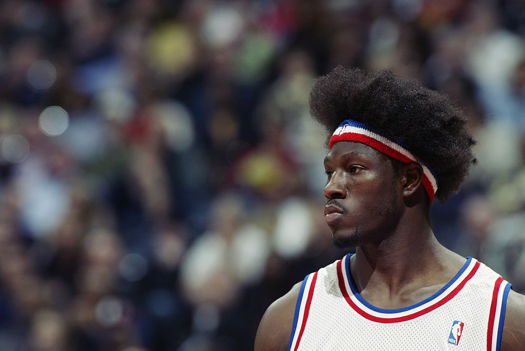 Ben Wallace pauses during a game.
