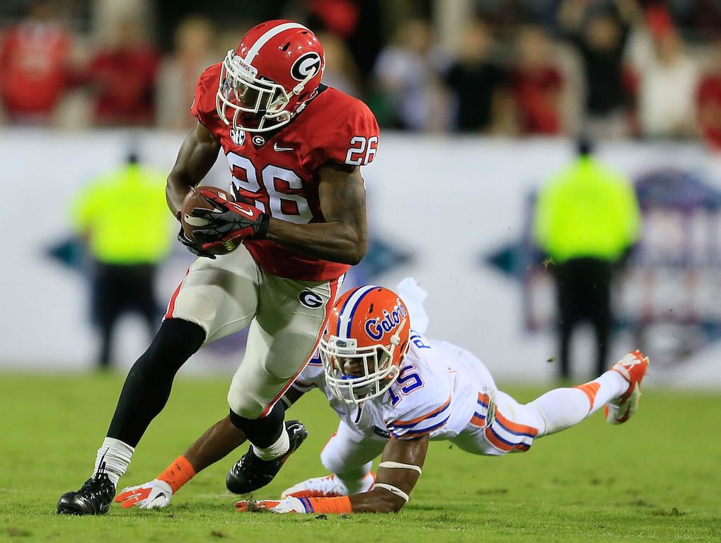 UGA's Malcolm Mitchell brings speed to New England.