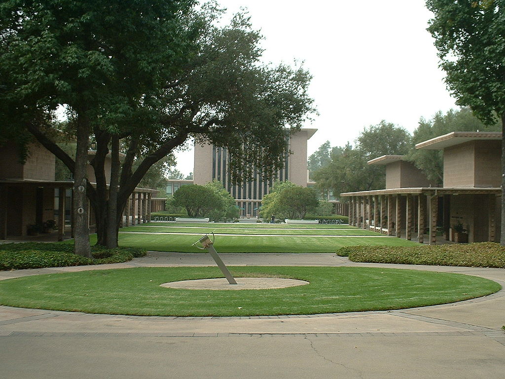 A view of the campus at Harvey Mudd College