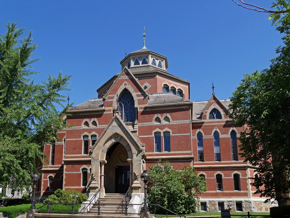 A building on campus at Brown University