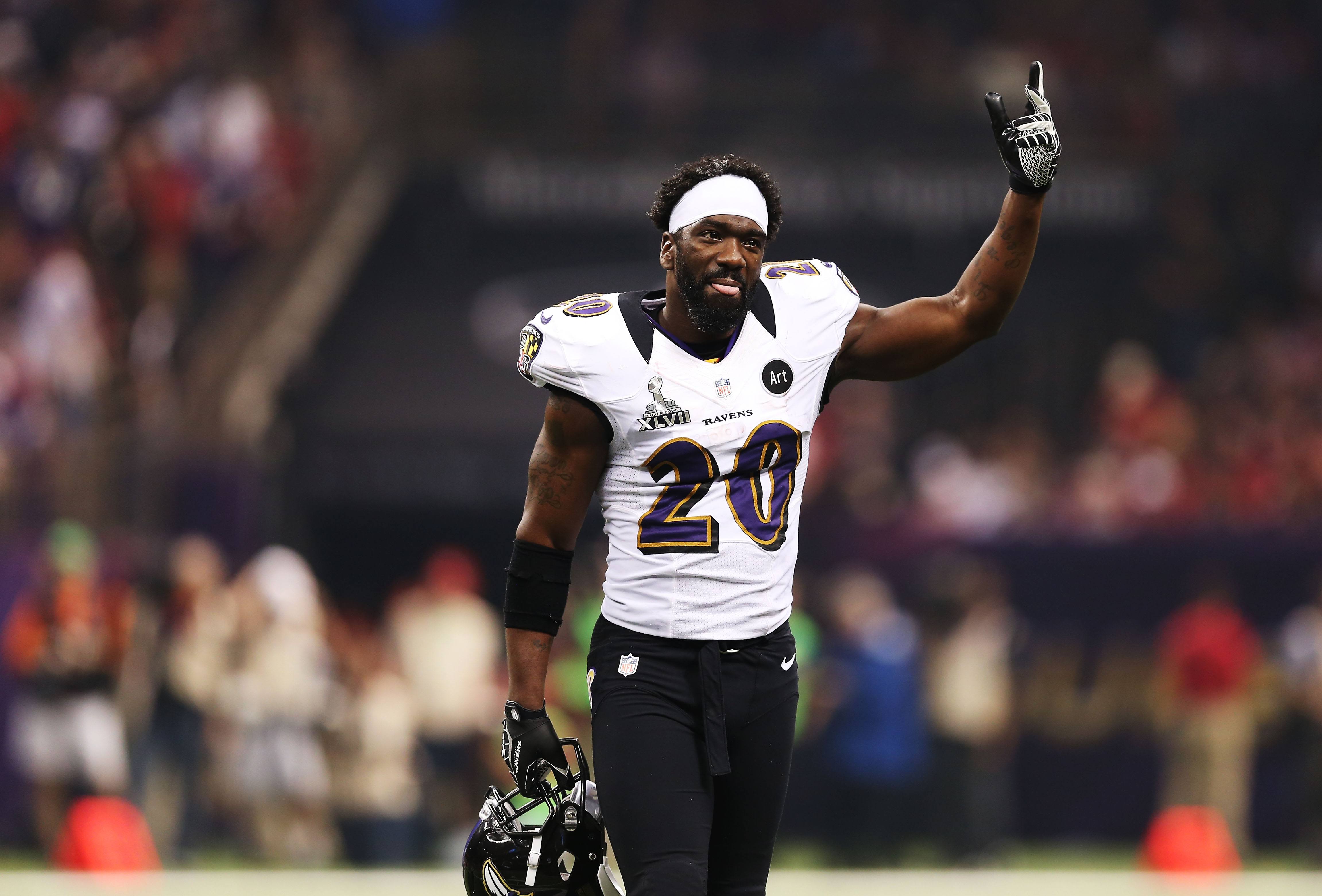 Ed Reed, #20 of the Baltimore Ravens