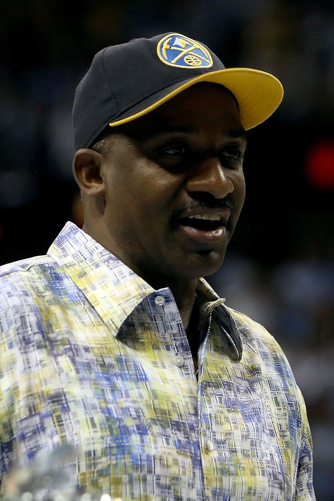 NBA legend David Thompson attends Game 3 of the Western Conference Finals during the 2009 NBA Playoffs between the Denver Nuggets and the Los Angeles Lakers.