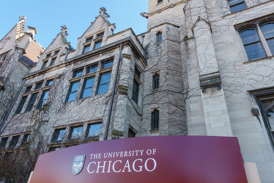 A building at the University of Chicago