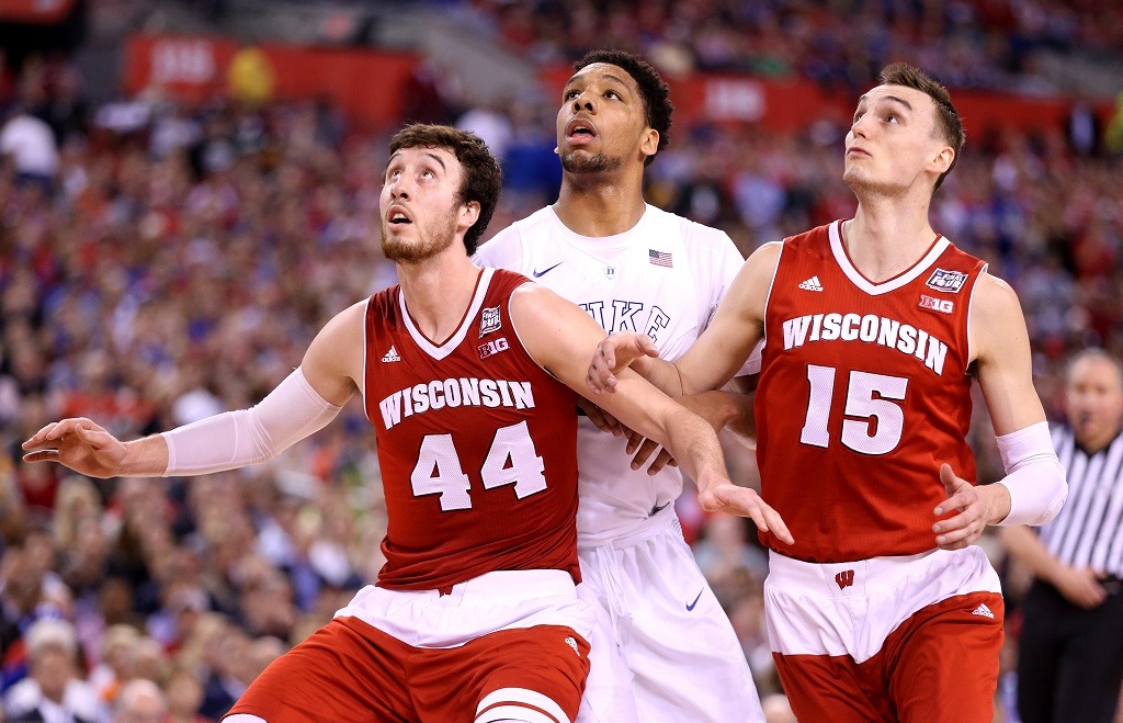 The Badgers established dominance with Sam Dekker and Frank Kaminsky on the court.