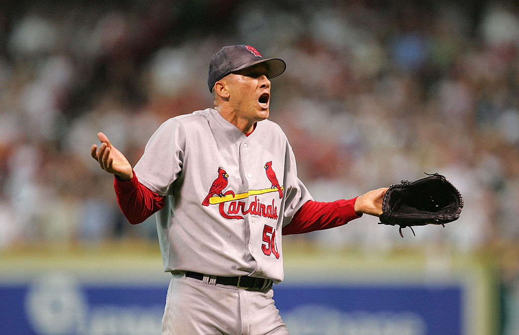 Julian Tavarez of the St. Louis Cardinals isn't sure what he did wrong. 