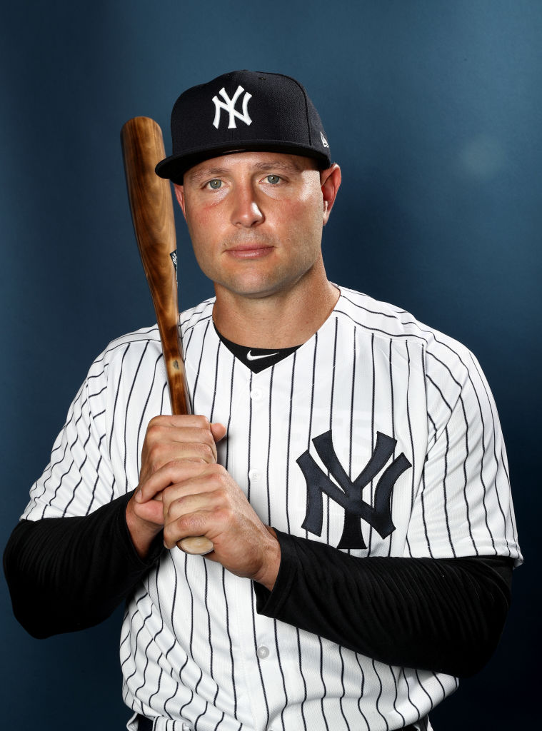 Matt Holliday of the New York Yankees poses for a portrait.