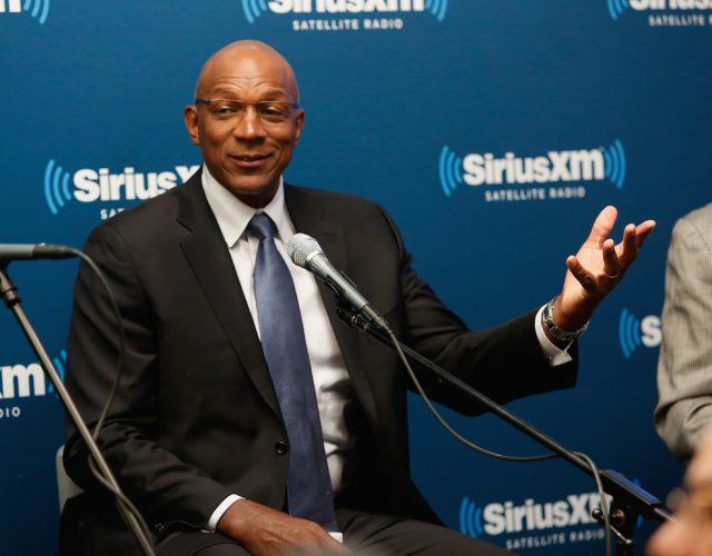 Clyde Drexler attends SiriusXM's "Town Hall."