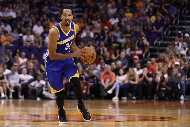 Shaun Livingston handles the rock.