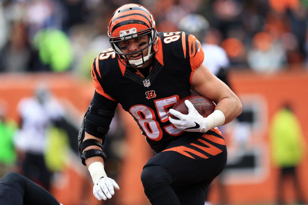 Tight end Tyler Eifert of the Cincinnati Bengals Tight end Tyler Eifert of the Cincinnati Bengals