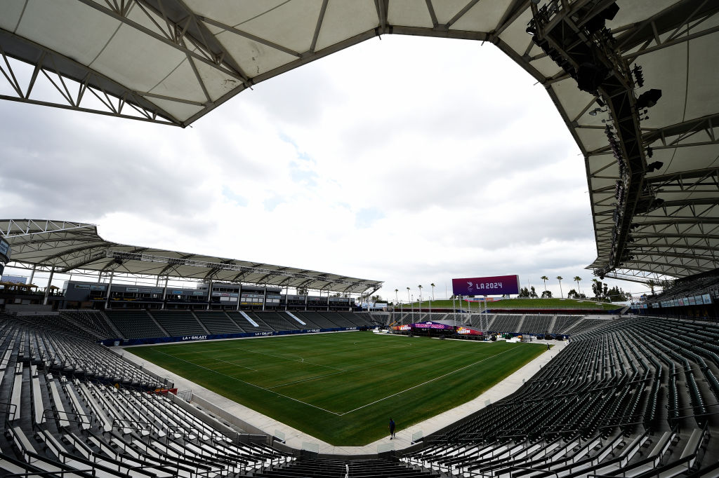 A quiet day at the StubHub Center 