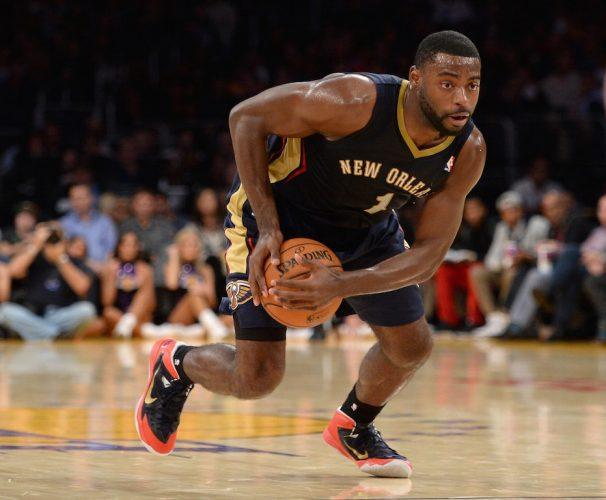Tyreke Evans grabs a loose ball.