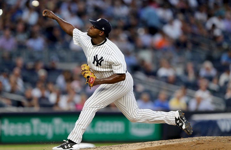 Luis Severino of the Yankees in July 2017