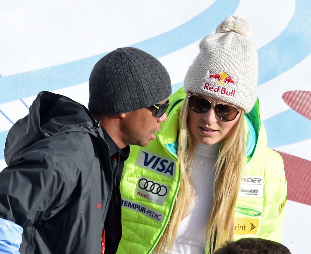 Tiger Woods and Lindsey Vonn