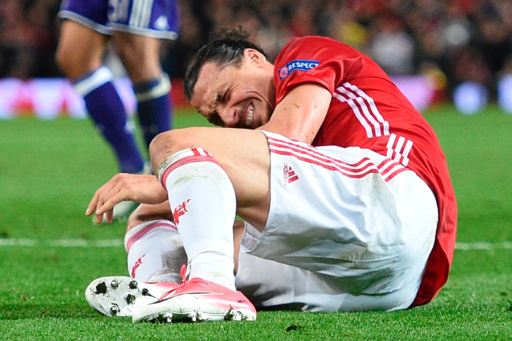 Zlatan Ibrahimovic Injured