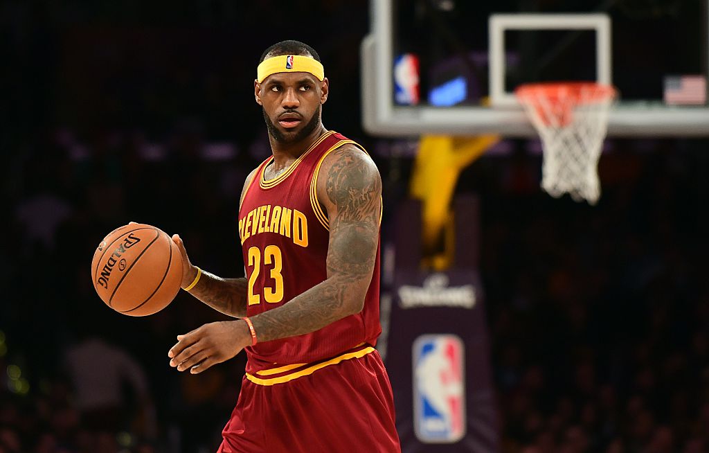 LeBron James of the Cleveland Cavaliers LeBron James of the Cleveland Cavaliers