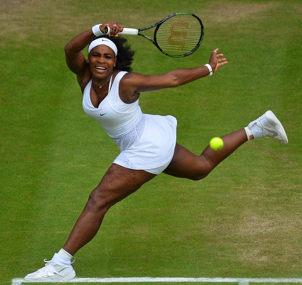 Serena Williams at the 2015 Wimbledon Championships