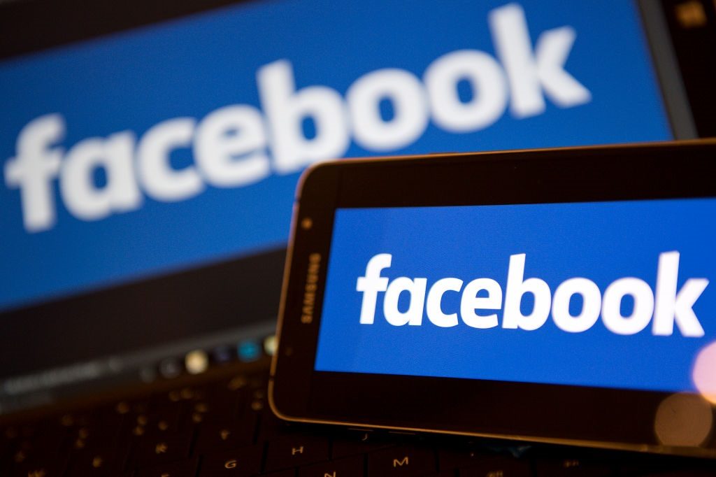 Facebook experienced an outage on Oct. 11, 2017 Facebook logos