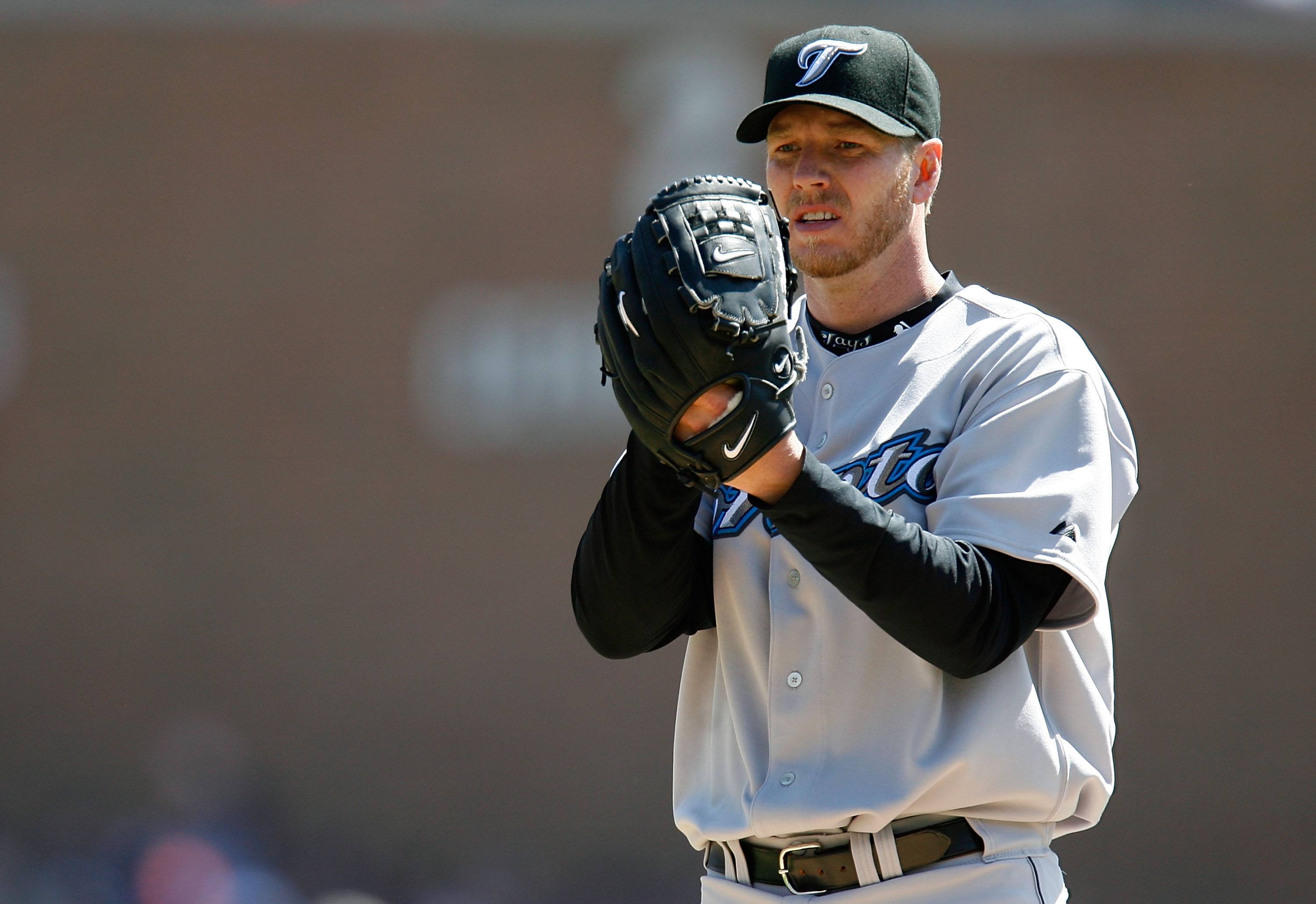 Roy Halladay going to work. Roy Halladay going to work.