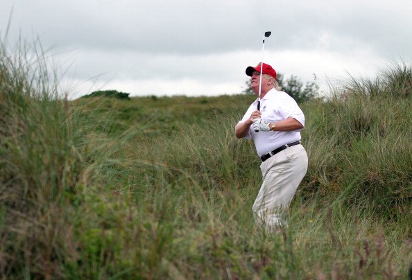 Trump Golf swing
