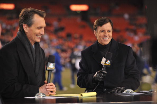 Chris Collinsworth and Bob Costas