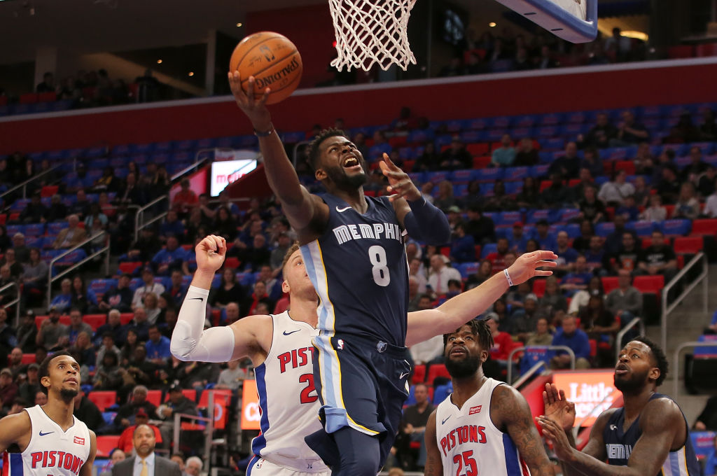 James Ennis goes up for a layup.