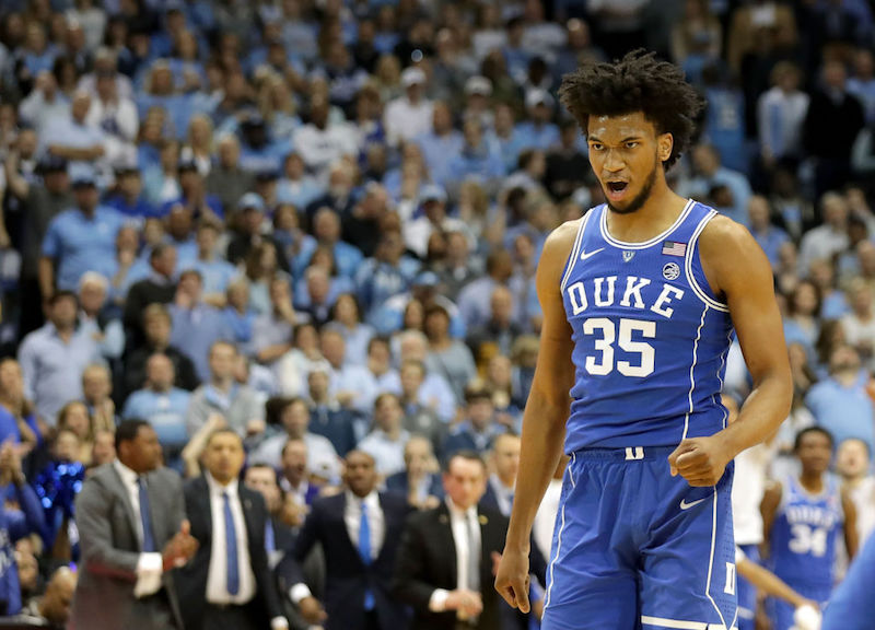 Marvin Bagley II on the basketball court. Marvin Bagley II on the basketball court.