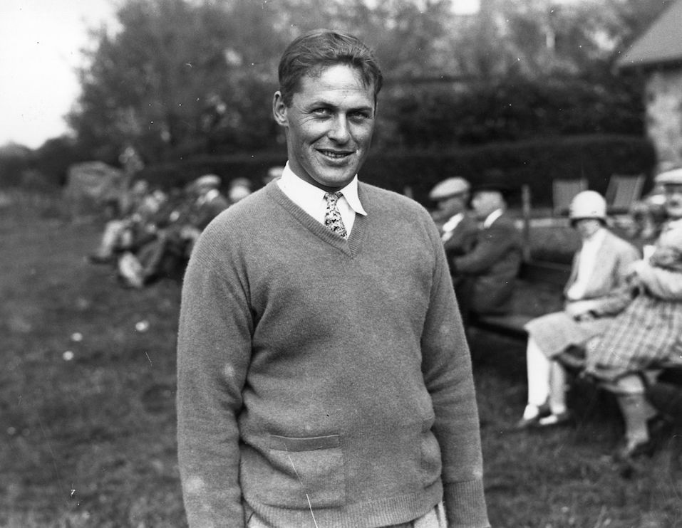 Bobby Jones champion American golfer winning the British Open three times