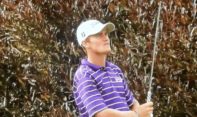 John Peterson on the golf course. John Peterson on the golf course.