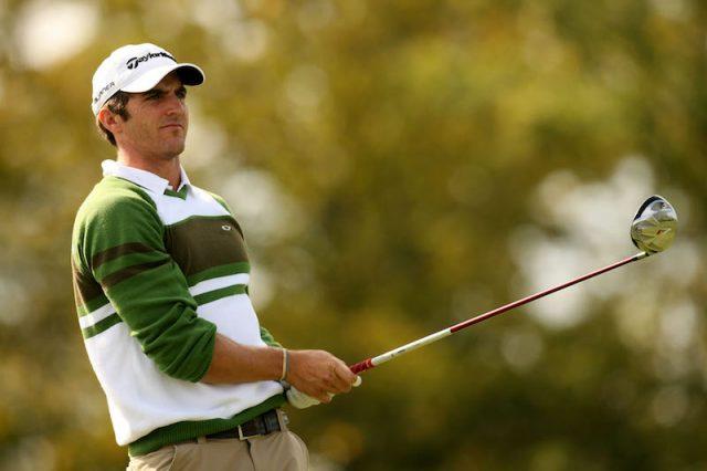 Leif Olson on the golf course. Leif Olson on the golf course.