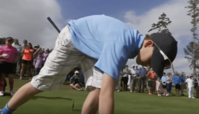 Taylor Crozier on the golf course. Taylor Crozier on the golf course.