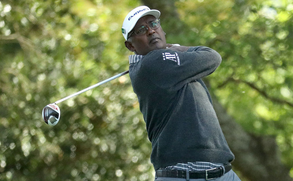 Vijay Singh golfing Vijay Singh golfing