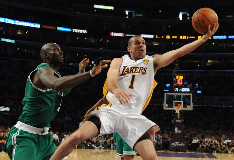 The 2008 Celtics vs. Lakers basketball game. 