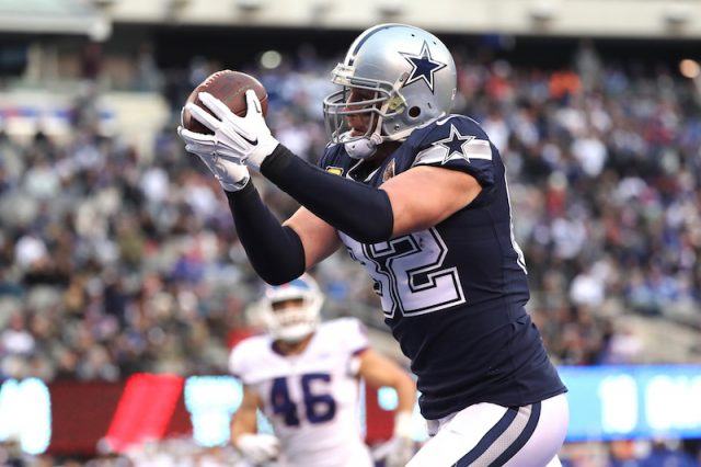 Jason Witten during a game. Jason Witten during a game.