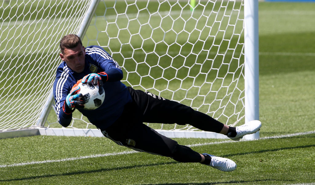 Franco Armani of Argentina