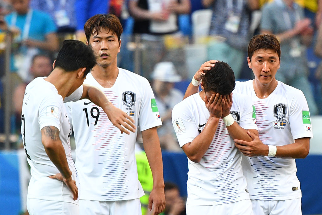 South Korea soccer players World Cup
