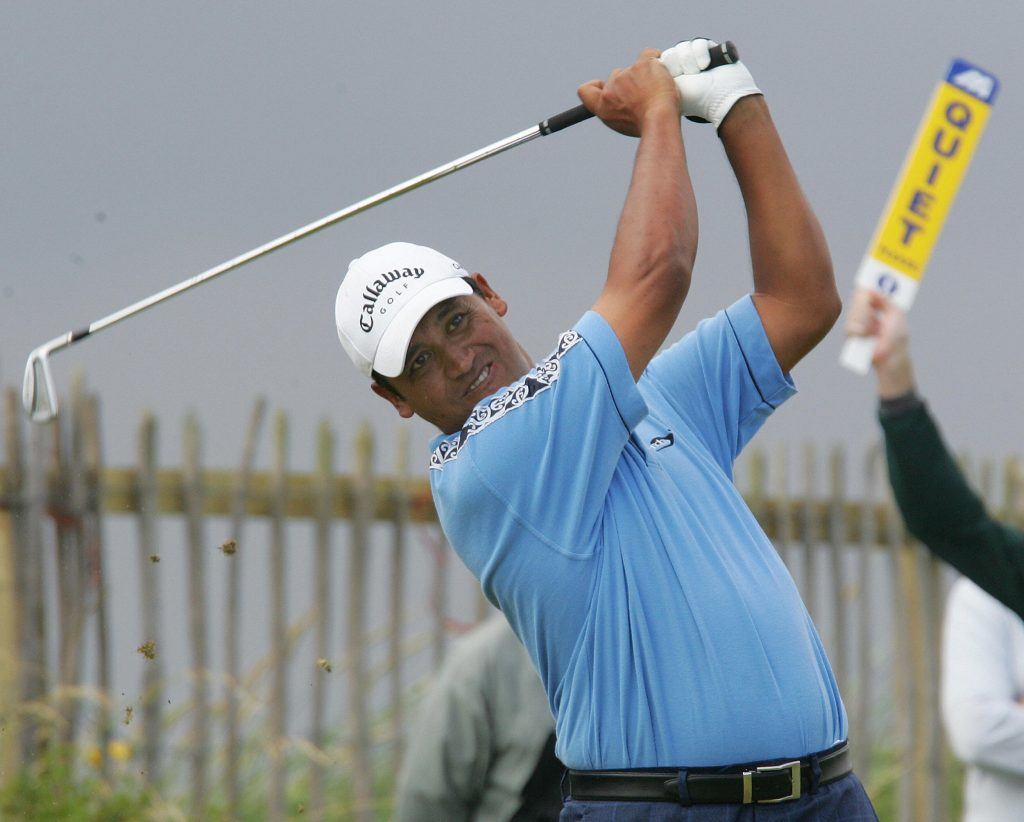 Golfer Michael Campbell
