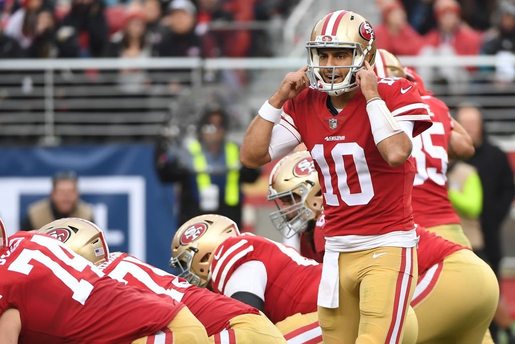 Quarterback Jimmy Garoppolo