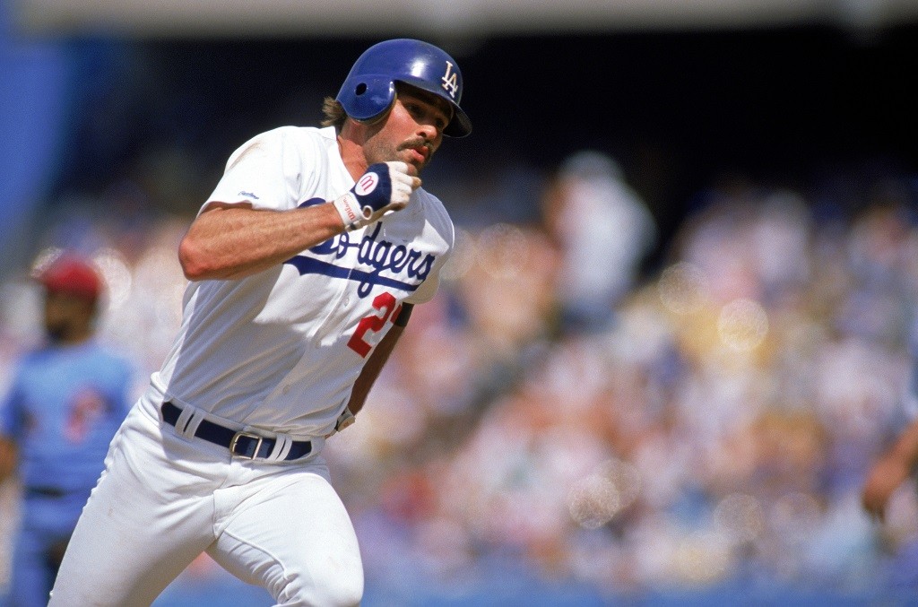 Los Angeles Dodgers outfielder Kirk Gibson