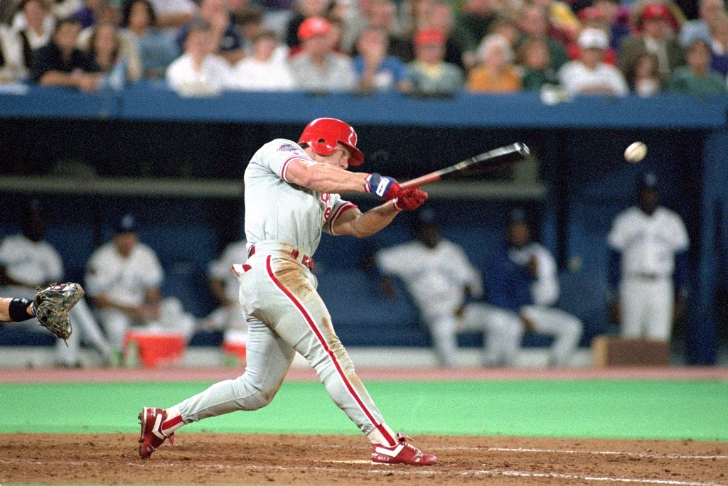 Philadelphia Phillies' outfielder Lenny Dykstra Philadelphia Phillies' outfielder Lenny Dykstra