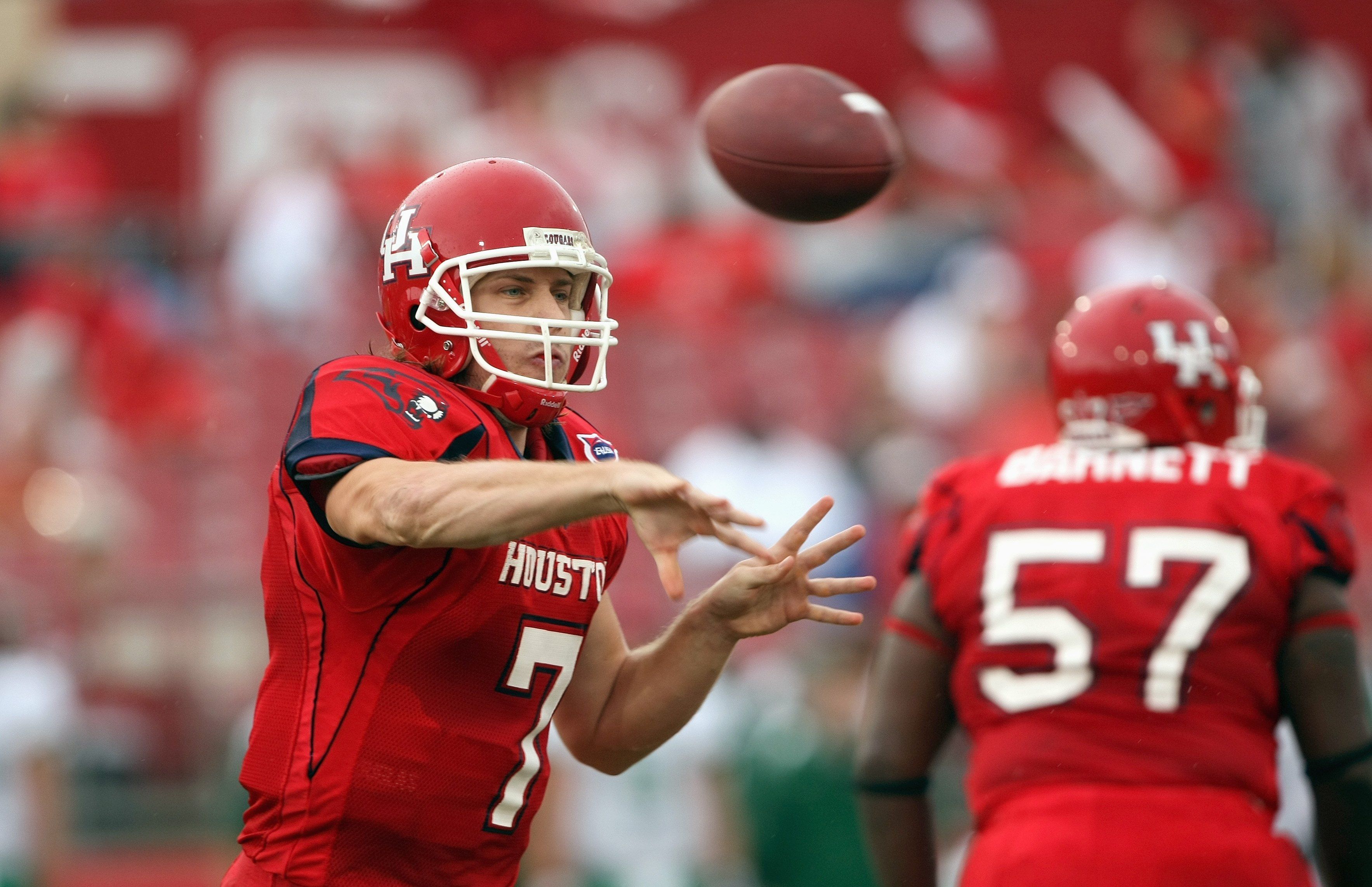 NCAA football Case Keenum Houston Cougars