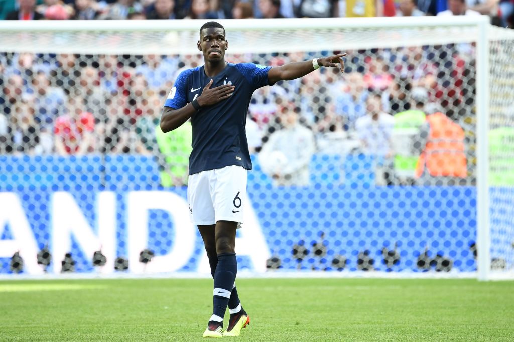 Paul Pogba for France's soccer team